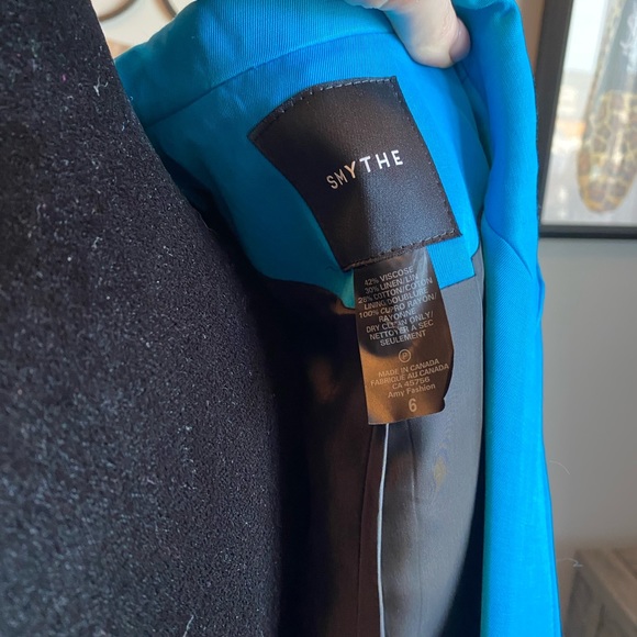 SMYTHE BLUE BLAZER SZ 6 - Picture 8 of 10